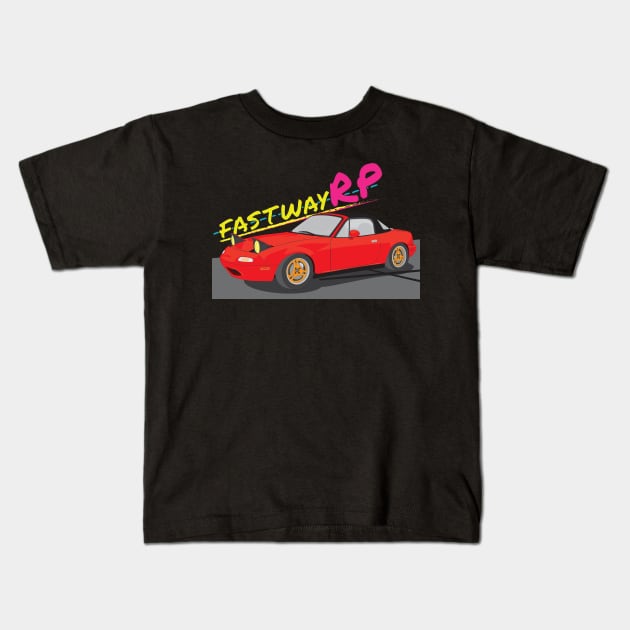 Endless Summer 4.1 - Graffiti Parking Kids T-Shirt by fastwayrpofficial